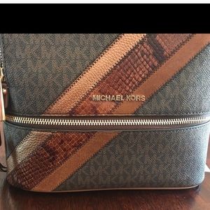 Micheal kors backpack with matching wallet